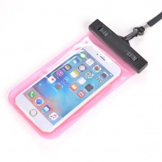 Waterproof Universal Phone Cover Case Bag for iPhone 6 6 Plus SE 5s 5c 5, Samsung Galaxy S7 Note, Sony Xperia Z3, Z2, Z1 - Pink